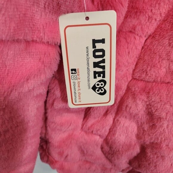 Love83 Faux Fur Jacket in Pink - Size XL‎ - Picture 6 of 9